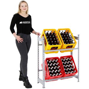 Produktbild für Getränkekistenregal PROREGAL Camel, für 4 Kisten