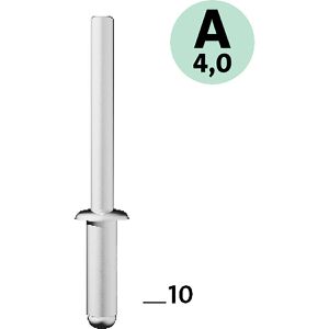 Produktbild für Blindnieten Novus-Tools 045-0087, Aluminium, Set