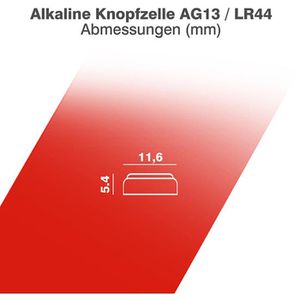 Produktbild für Knopfzelle Camelion LR44 / LR1154 / AG13