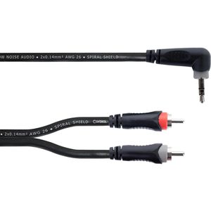 Audiokabel Cordial EY 1,5 WRCC, 14859, Adapterkabel