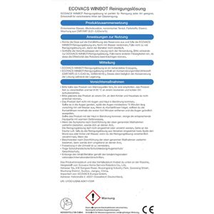 Produktbild für Glasreiniger ECOVACS gebrauchsfertig