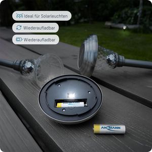 Produktbild für Akku Ansmann Solar maxE, 1,2 V, 800 mAh