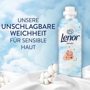 Produktbild für Weichspüler Lenor Sensitiv, ohne Farbstoffe, XXL Größe