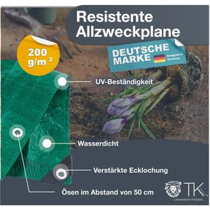 Produktbild für Abdeckplane TK-Gruppe Easy, grün