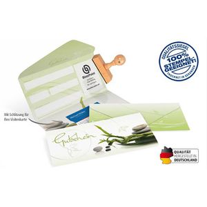 Produktbild für Gutscheinkarte notizblock24 Asia Wellness 19 x 9cm