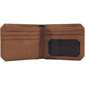 Produktbild für Portemonnaie Carhartt Duck Bifold Wallet, braun, aus Nylon