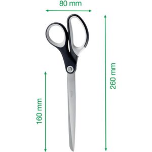 Produktbild für Büroschere Leitz Titanium, 54186095, mit Softgrip
