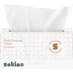 Produktbild für Papierhandtücher Satino Mehrzwecktuch 275970, Box, 2-lagig