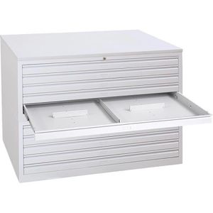 Produktbild für Planschrank G-Office MPC/10, lichtgrau, DIN A0