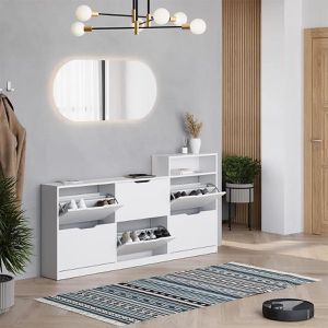 Produktbild für Schuhschrank Vicco Luca, weiß