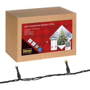Lichterkette Idena 31269, NewTec, 200 LED, innen + außen