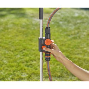 Produktbild für Gartendusche Gardena Trio, 960-20, Kaltwasserdusche, silber