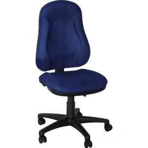 Topsit T60S Bürostuhl, Stoff blau