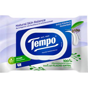 Produktbild für Feuchtes-Toilettenpapier Tempo Natural Skin Balance