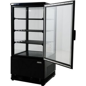 Produktbild für Kühlvitrine Saro SC70, 330-10051, schwarz