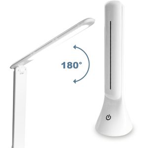 Produktbild für Schreibtischlampe Eaxus weiß, LED, dimmbar