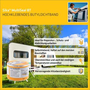 Produktbild für Dichtungsband Sika MultiSeal BT, 428294, Alu-Butylband
