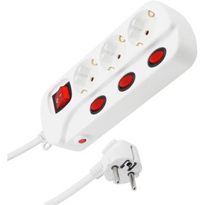 Produktbild für Steckdosenleiste McPower 1300442, mit 1,5m Kabel