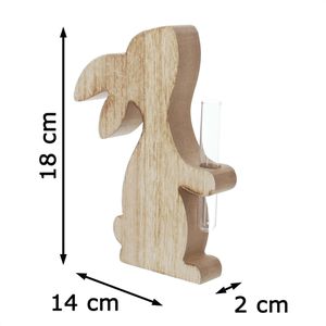 Produktbild für Osterdeko Frank-Flechtwaren 223273, braun, 2 Stück