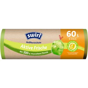 Müllbeutel Swirl Aktive Frische, 60 Liter