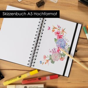 Produktbild für Skizzenbuch OfficeTree A5 hoch