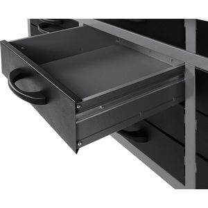 Produktbild für Werkbank Ondis24 Konny, schwarz, 3-teilig