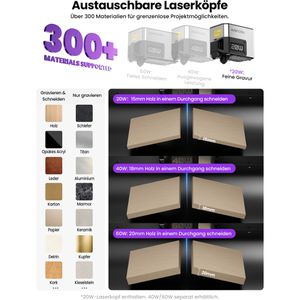 Produktbild für Graviermaschine Aliencell X1, LK1, 610 x 465mm