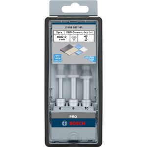 Produktbild für Diamantbohrer Bosch PRO Ceramic dry Bohrer-Set