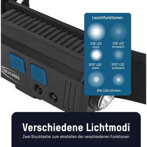 Produktbild für Stirnlampe Ansmann HD240RS LED, wiederaufladbar