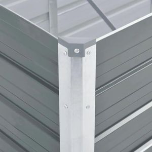 Produktbild für Hochbeet vidaXL 44842, aus verzinktem Stahl