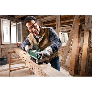 Produktbild für Bandschleifer Bosch PBS 75 AE Set, Netzbetrieb