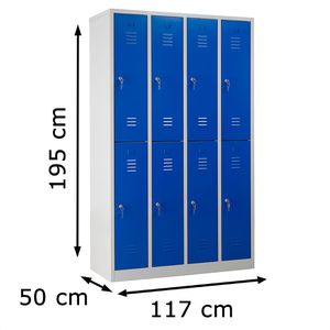 Produktbild für Spind G-Office WRC.8.195117, blau