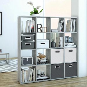 Produktbild für Bücherregal Vicco Karree, grau