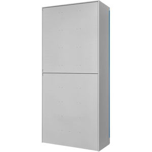 Produktbild für Werkzeugschrank ADB 42662, aus Metall, grau / lichtblau