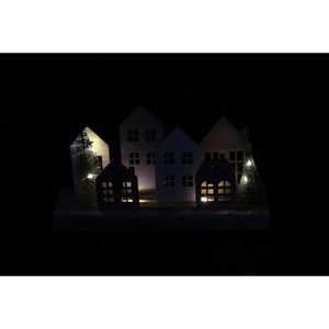 Produktbild für Weihnachtsdeko Frank-Flechtwaren 770507, LED-Board Häuser