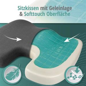Produktbild für Orthopädisches-Sitzkissen Walser Cool Lucy, 27008, schwarz