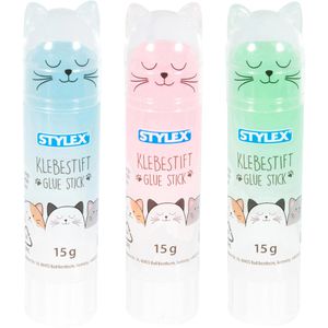 Produktbild für Klebestift Stylex Katzendesign 23369, 15g