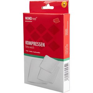 Produktbild für Mullkompressen WUNDmed 03-010, aus Baumwolle, unsteril
