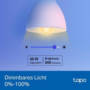 Produktbild für LED-Lampe Tapo L530E, E27