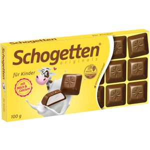Schogetten Tafelschokolade für Kinder, 100g, 18 Stück
