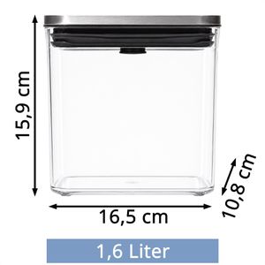 Produktbild für Vorratsdose OXO Steel Pop, aus Kunststoff