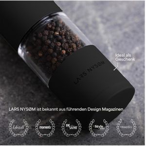 Produktbild für Gewürzmühle LARS-NYSØM Sjael Carbon Black, Höhe 11,6 cm