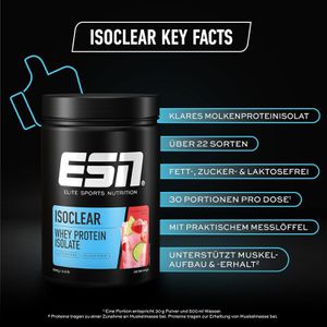 Produktbild für Proteinpulver ESN ISOCLEAR Whey Isolate, 908g