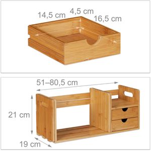 Produktbild für Schreibtisch-Organizer Relaxdays 10024609