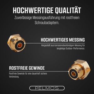 Produktbild für Gasflaschen-Adapter PELMOS JJ-U7AE-I5AV, Set
