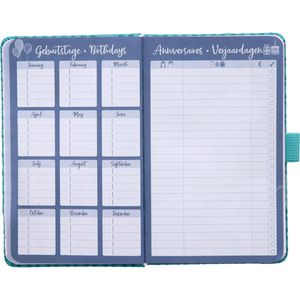 Produktbild für Buchkalender Sigel J6102, Jolie aqua green, 2026