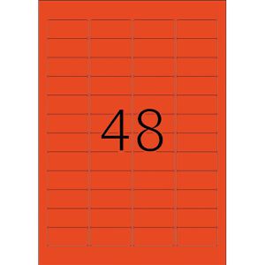 Produktbild für Universaletiketten Herma 4545, Special, rot