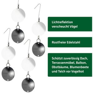 Produktbild für Vogelabwehr Gardigo Vogelfrei Reflekt, Set