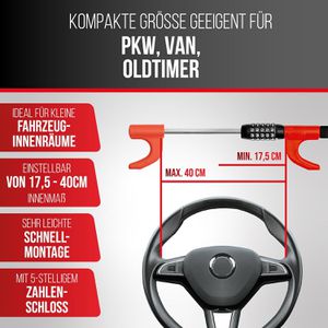 Produktbild für Lenkradkralle Heyner 850090 Wheeblock Compact