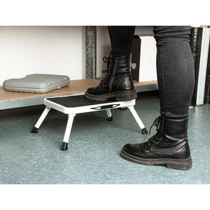 Produktbild für Klapptritt Böttcher-AG 40483, weiß, aus Stahl